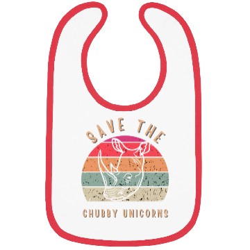 Discover Save The Chubby Unicorns Vintage Bibs