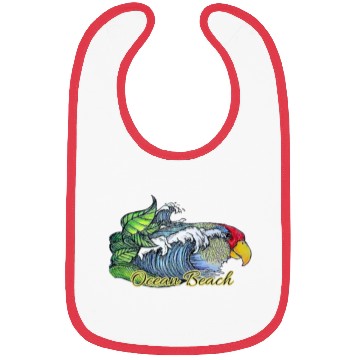 Discover Ocean beach parrot Bibs
