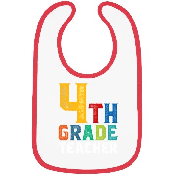 Discover 4th Grade Teacher Bibs