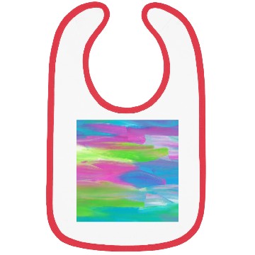 Discover Abstract Colorful Painting Bibs