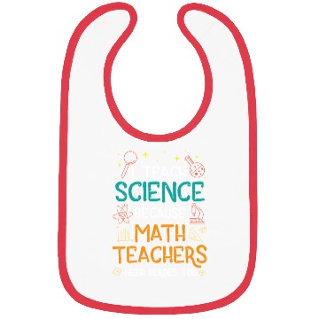 Discover Science Teacher Funny Saying Teacher's Day Gift Bibs