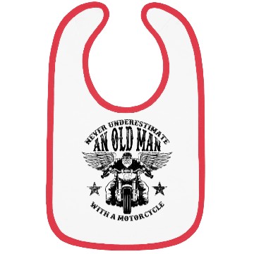 Discover Never Underestimate An Old Man With A Motorcycle Bibs