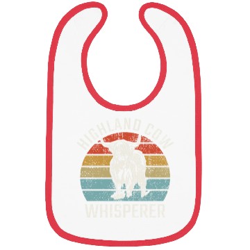 Discover Highland Cow Whisperer Bibs