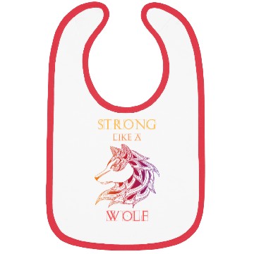 Discover Strong Like A Wolf Bibs