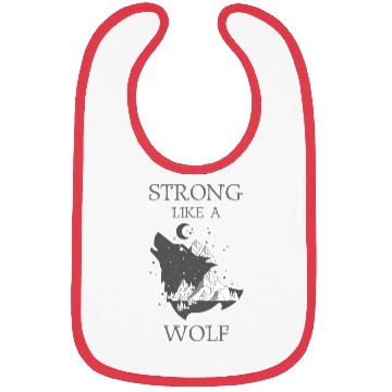 Discover Strong Like A Wolf Bibs