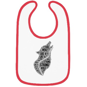 Discover Strong Like A Wolf Bibs