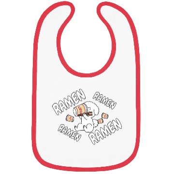 Discover Bichon Frise Instant Ramen Noodles Bibs