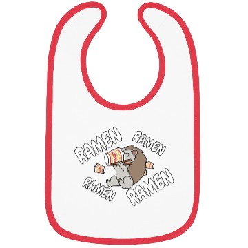 Discover Hedgehog Instant Ramen Noodles Bibs