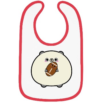 Discover Fantasy football panda cute Bibs
