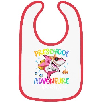 Discover Funny Shark Back To School Bibs