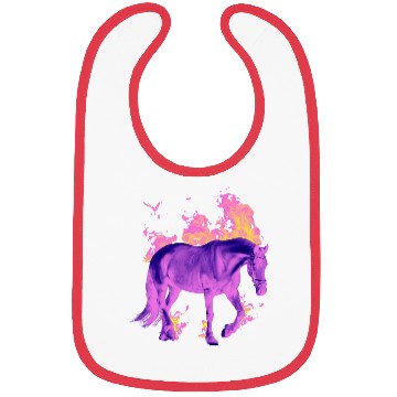 Discover Horse on fire Bibs