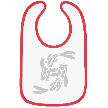 Discover design 2 koi fish Bibs