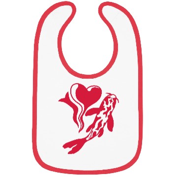 Discover koi fish I Love Bibs