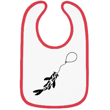 Discover fishing koi fish balloon Bibs