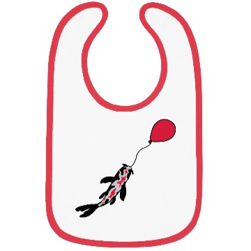 Discover balloon koi fish nishikigoi Bibs