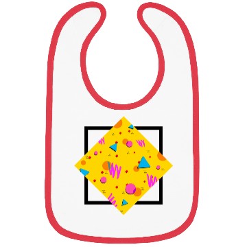 Discover 90s Pattern (Abstract) Bibs
