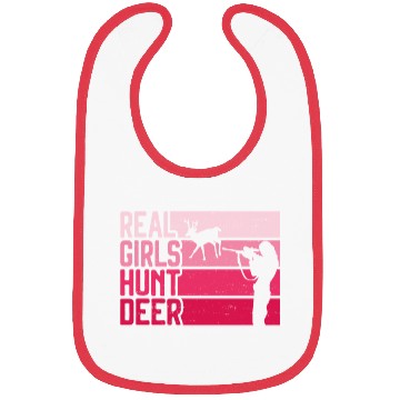 Discover Buck Deer Hunting Hunter Girl Bibs