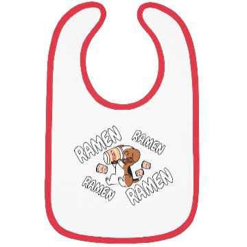 Discover Beagle Instant Ramen Noodles Bibs