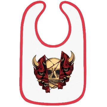 Discover Japanese style skull Bibs