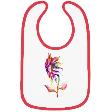 Discover Watercolor Flower Bibs