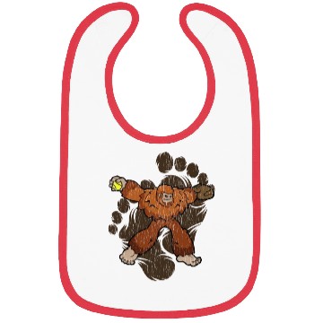 Discover Bigfoot Softball Sasquatch Softball Pitcher Bibs