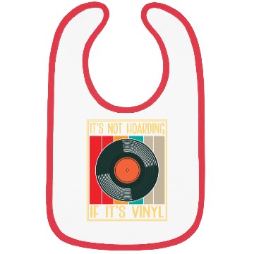 Discover Vinyl Music Lover DJ Record Vinyl Bibs