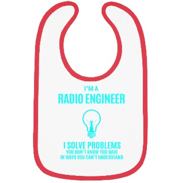Discover Radio Engineer Bibs - I Solve Problems Gift Ite