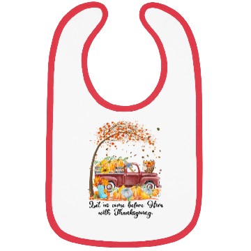 Discover Let Us Come Before Him With Thanksgiving Bibs