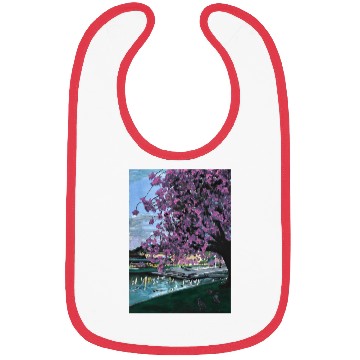 Discover Festplass Swans and Cherry Flowers week 17 Bibs