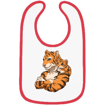 Discover Strong Tiger with Tiger Kid for a Tiger lovers Bibs
