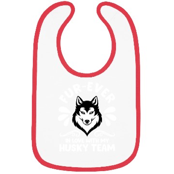 Discover Mushing Fur-Ever In Love With My Husky Team Bibs