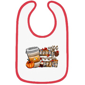 Discover Wild About Pumpkin Spice Bibs