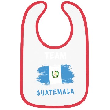 Discover Team Guatemala flags design Bibs