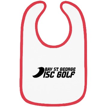 Discover disc golf black transparent Bibs