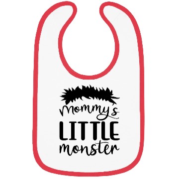 Discover Mommy's Little Monster Boys Creepy Halloween 2022 Bibs