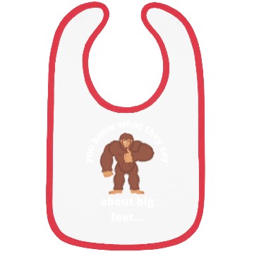 Discover Big Foot Problems Bibs
