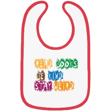 Discover read books be kind stay weird 5 Bibs