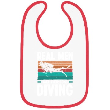Discover Diver Real Men taker their Sons Scuba Diving Bibs