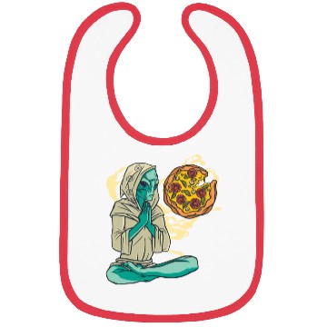 Discover Pizza Alien Bibs