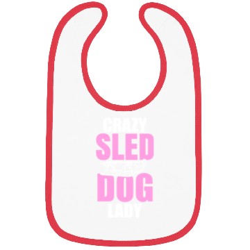 Discover Womens Crazy Sled Dog Lady Bibs