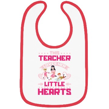 Discover This Teacher Loves Her Little Hearts Bibs