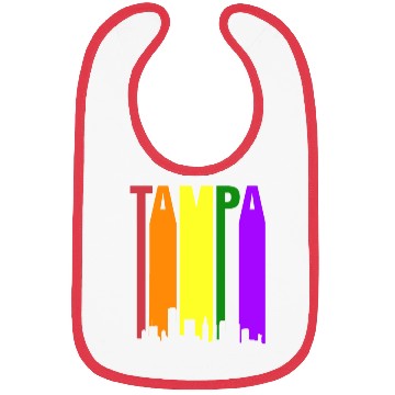Discover Tampa Florida Gay Pride Rainbow Bibs