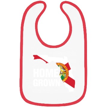 Discover Florida Homegrown American Flag Bibs