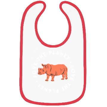 Discover Love the Planet - Rhino Bibs