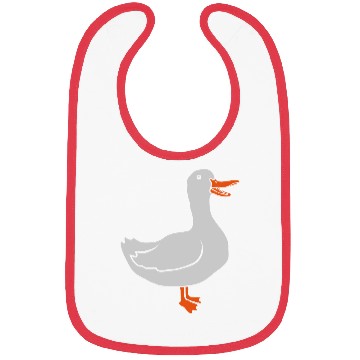 Discover Cartoon bird cute goose Bibs