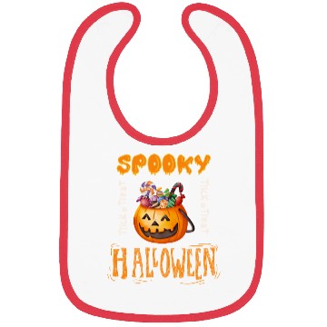 Discover Candy Countdown, spooky Halloween, Trick or Treat Bibs