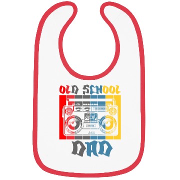 Discover Old School Dad Hip Hop Lover Bibs