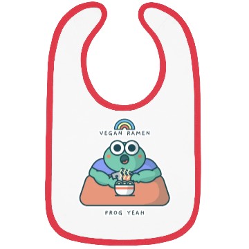 Discover FROG YEAH Funny Cute Frog Bibs