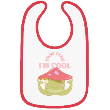 Discover FROG YEAH Funny Cute Frog Bibs