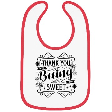 Discover Thank you for bee-ing sweet bee gift Bibs